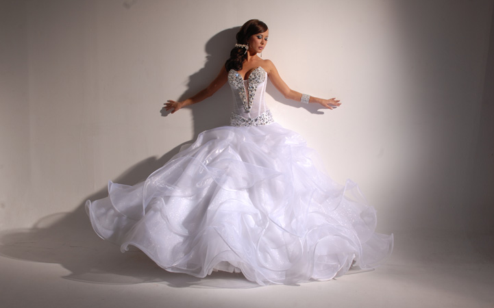 Orifashion HandmadeSexy Style Bridal Gown with Swarovski Crystal